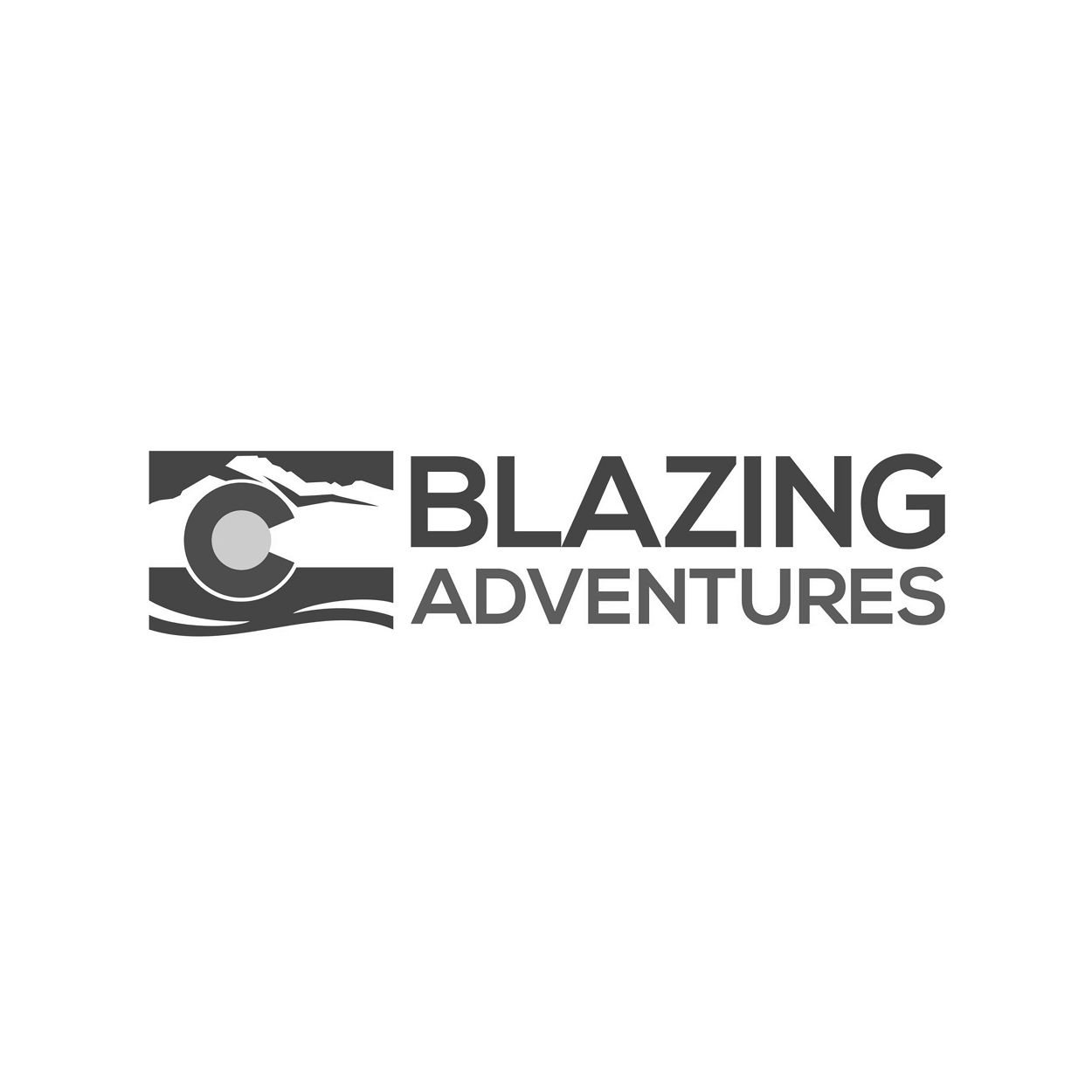 Blazing Adventures logo for shop page